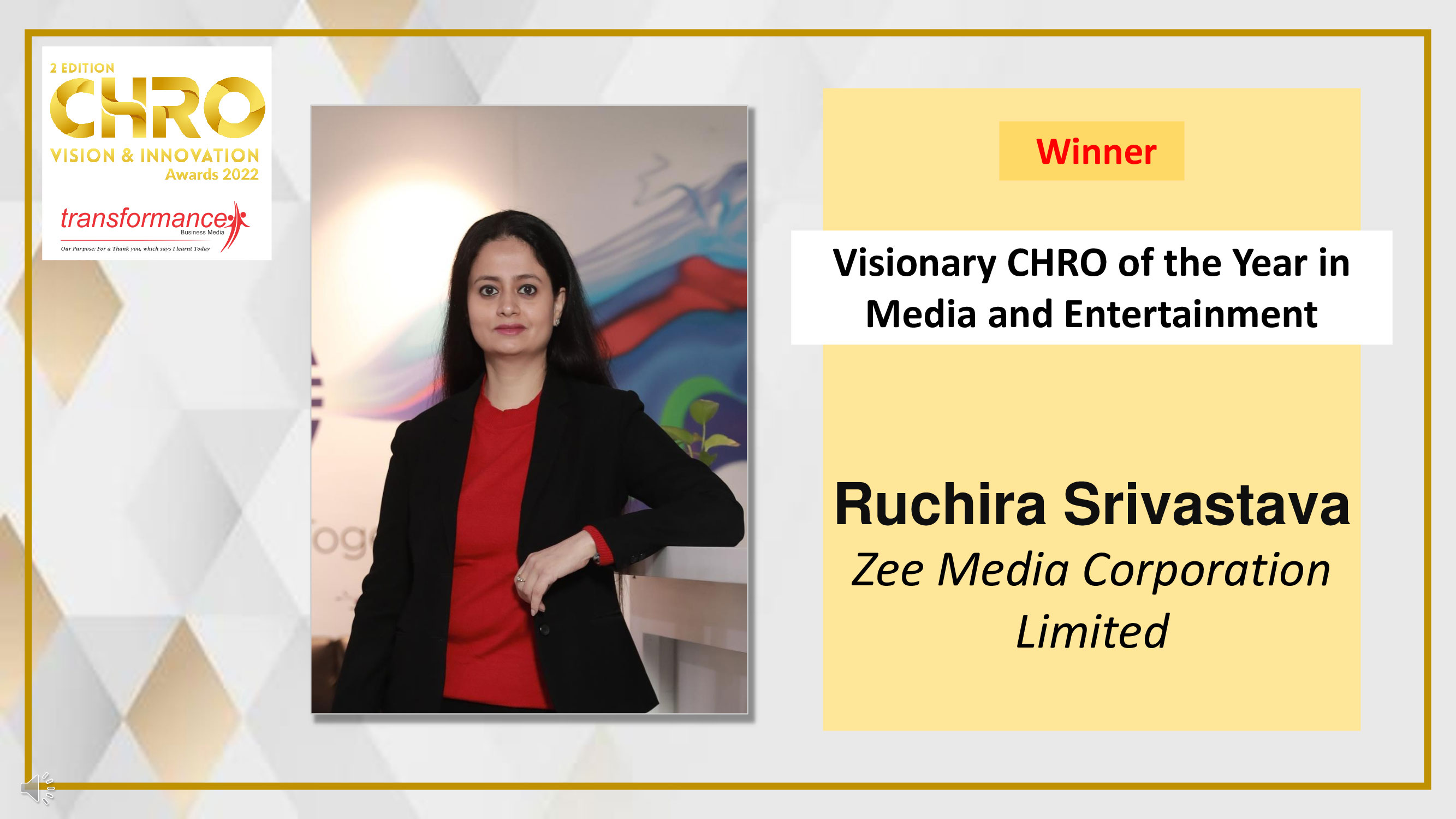 Ruchira Srivastava, Zee Media Corporation Limited