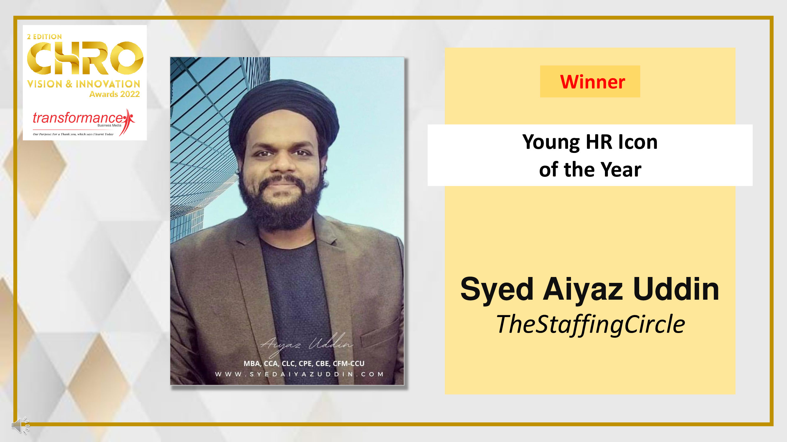 Syed Aiyaz Uddin, TheStaffingCircle