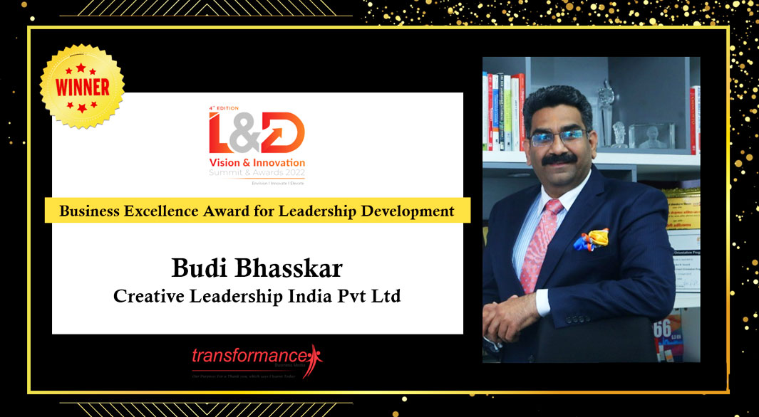  Budi Bhasskar, Creative Leadership India Pvt Ltd