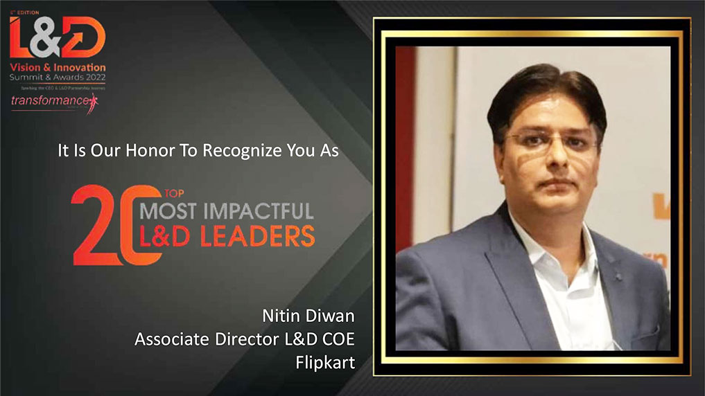 Nitin Diwan, Associate Director L&D COE, Flipkart